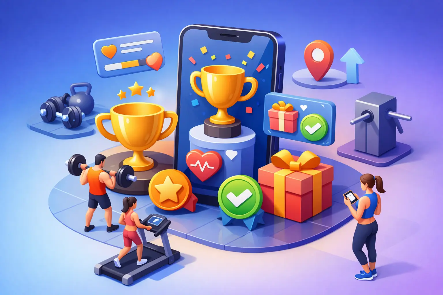 How a Gym Loyalty Rewards App Builds Visits