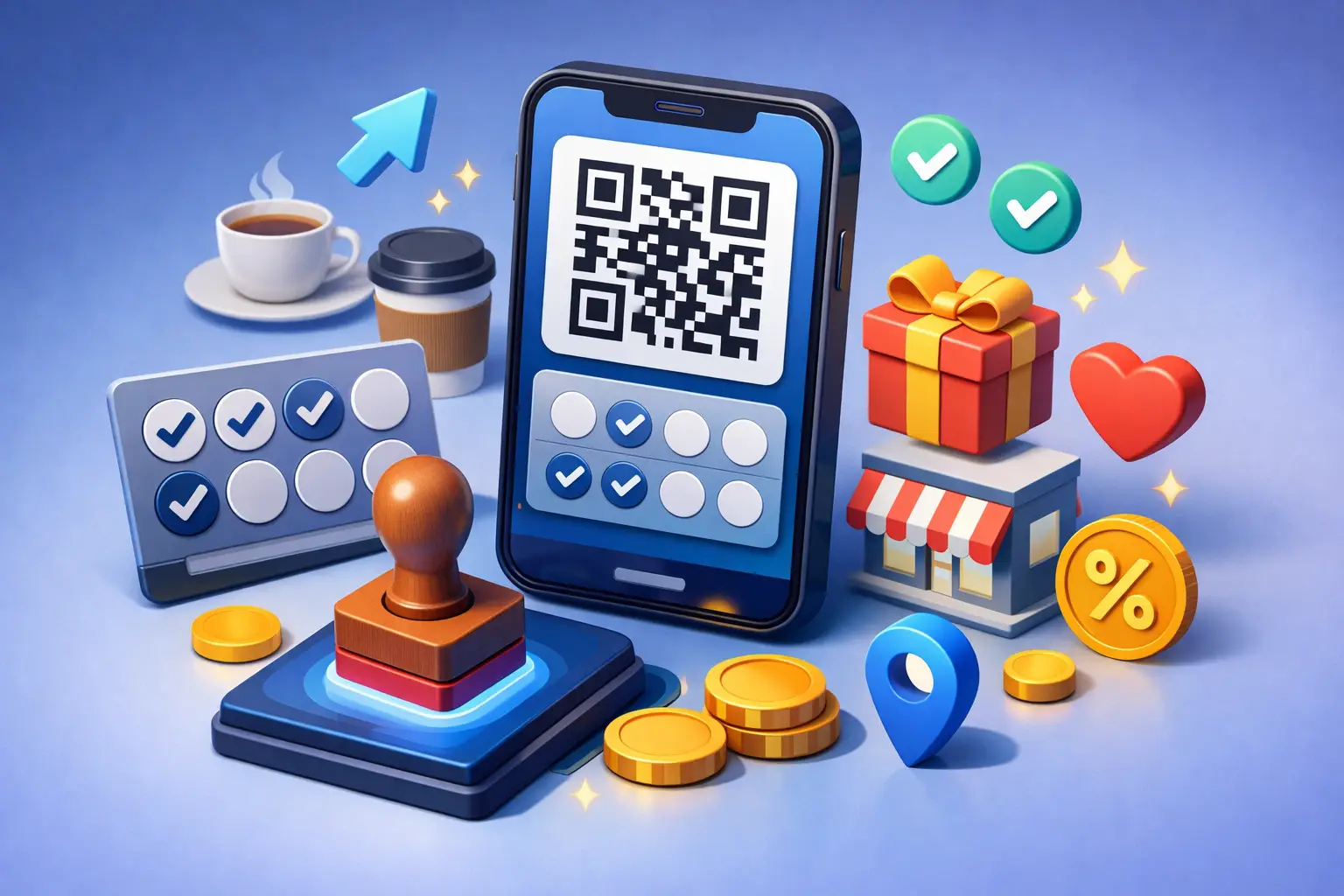 How a QR Code Stamp Card App Drives Repeat Visits